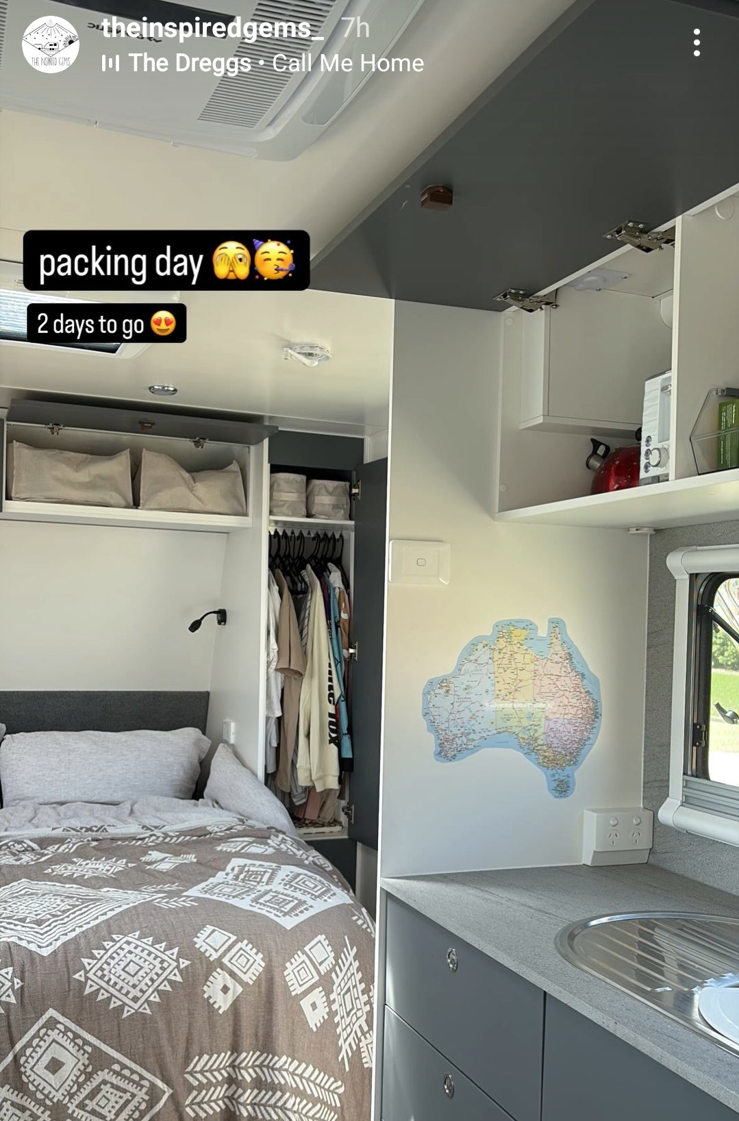 Map of Australia Sticker Decal | UV Outdoors OR Fabric Removeable