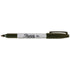 Black Sharpie fine point permanent marker with cap on a plain white background — Adventure Awaits