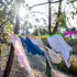 Slide n' Dry Pegless Clothesline | Ultimate Camping Clothesline Rainbow