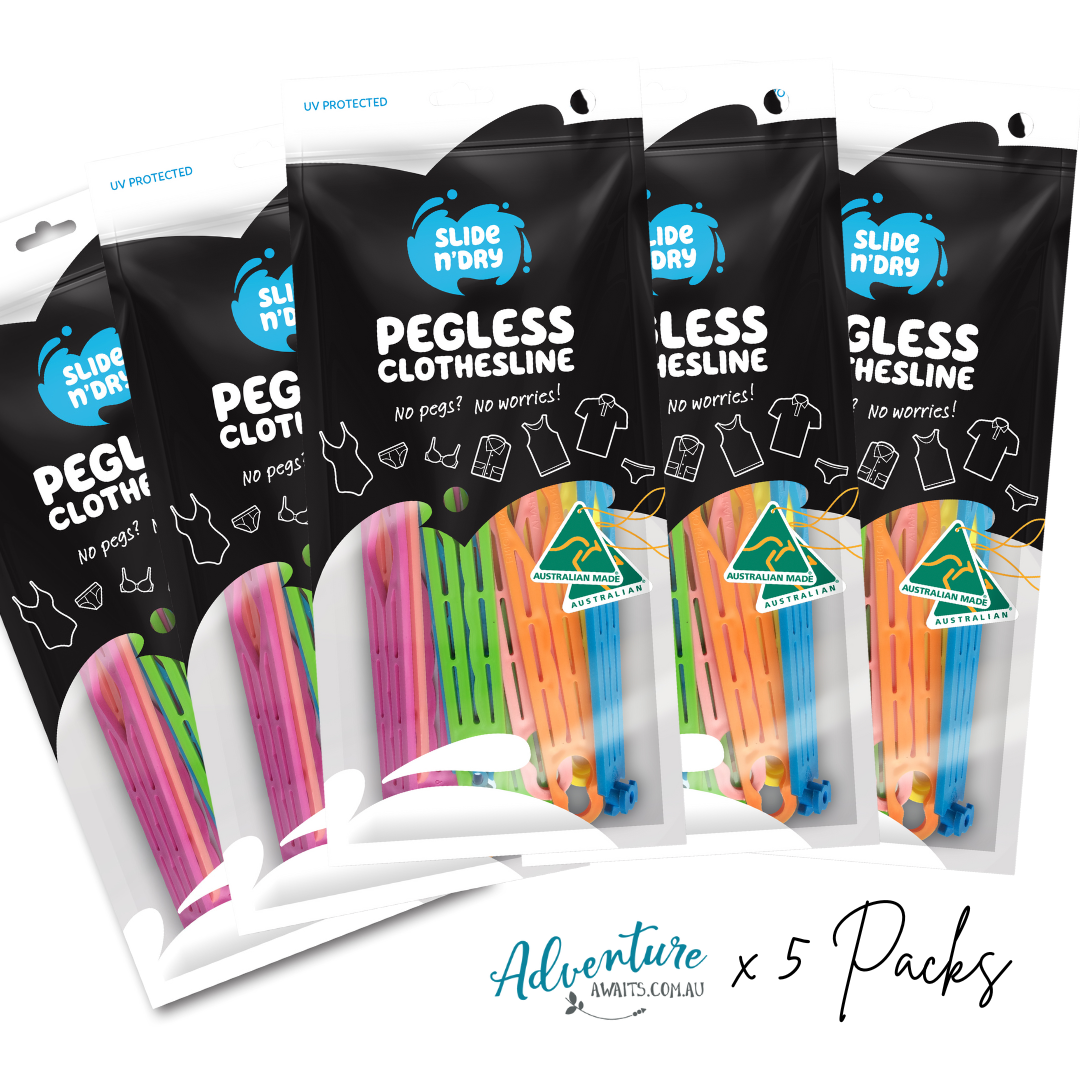 Slide n' Dry Pegless Clothesline | VALUE BULK PACKS