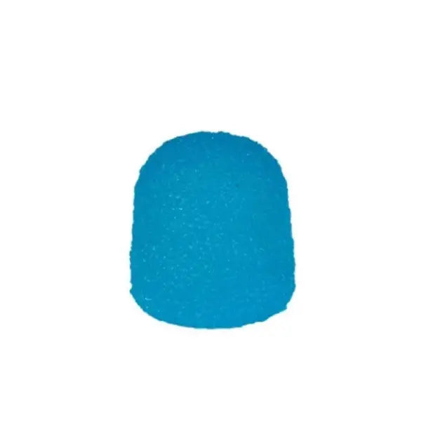 Blue gumdrop squishy toy with bumpy textured finish on white background — Adventure Awaits