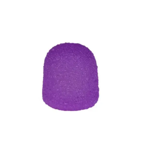 Purple gumdrop squishy toy with bumpy textured finish on white background — Adventure Awaits