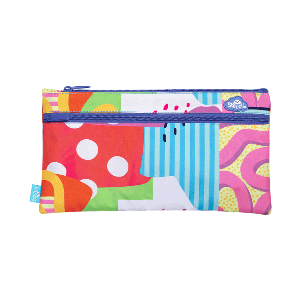 Spencil | Twin Zip Pencil Case Rectangle