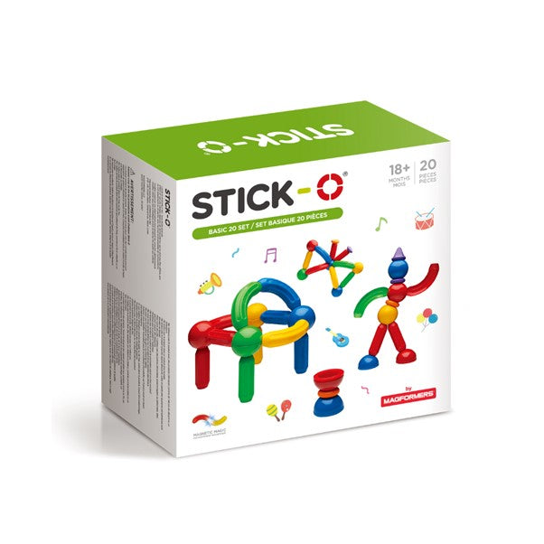 STICK-O | Basic 20 pc Set by Magformers