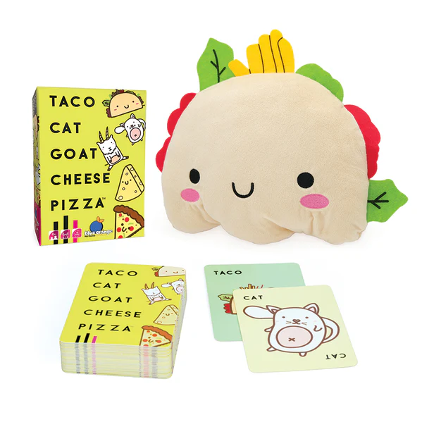 Taco Plush Goat Cheese Pizza Card Game
