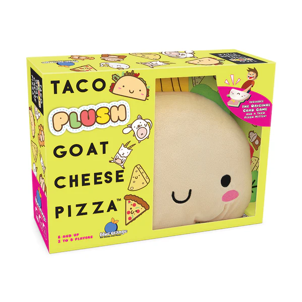 Taco Plush Goat Cheese Pizza Card Game