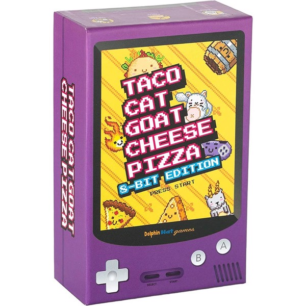 Taco cat goat cheese pizza card game 8 bit edition