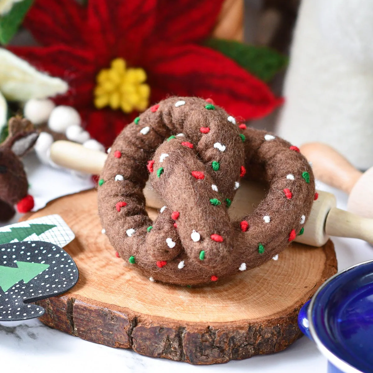 Tara Treasures | Felt Chocolate Pretzel (Or Poo! haha)