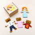 Tara Treasures | Felt Finger Puppet Set Goldilocks And The Three Bears
