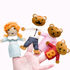 Tara Treasures | Felt Finger Puppet Set Goldilocks And The Three Bears