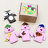 Tara Treasures | Felt Finger Puppet Set The Three Little Pigs