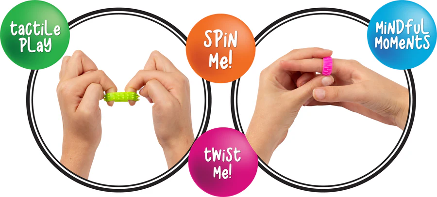 Textured Fidget Rings By Sensory Sprouts
