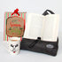Charcoal The Book Seat hands-free book holder with open book, mug and gift bag — Adventure Awaits