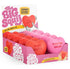 The Big Squij jumbo heart squishies in pink display box with cute messages Adventure Awaits