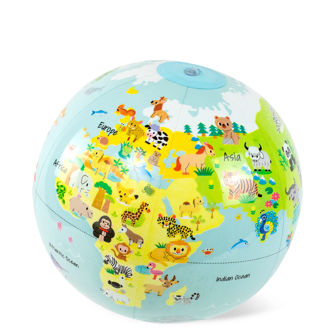 Tiger Tribe Baby Animals Globe 30cm