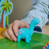 Dinosaur made from clay