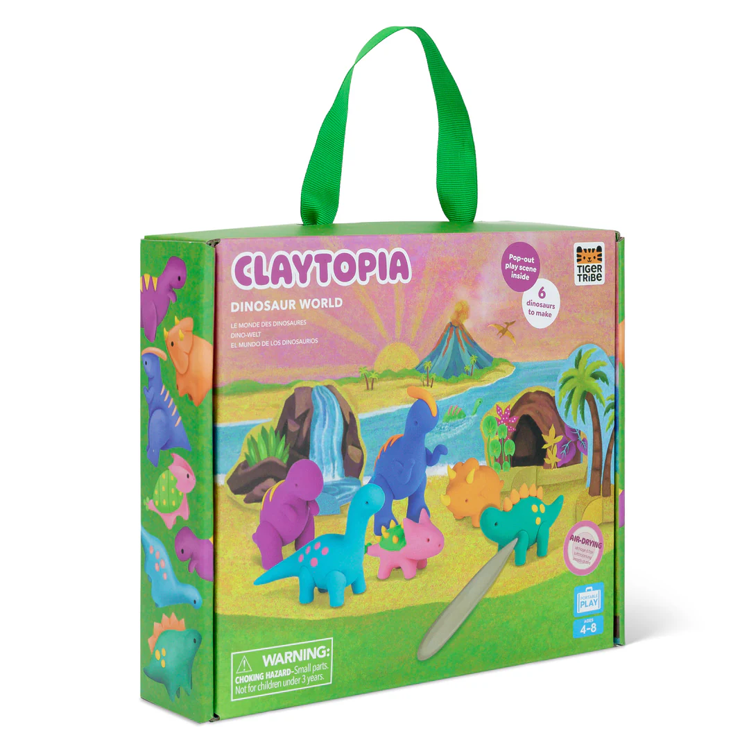 Tiger tribe claytopia dinosaurs in box
