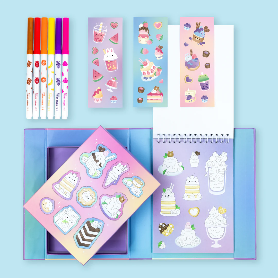 Tiger Tribe Scented Stacks Of Stickers | Dreamy Desserts