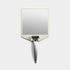 Cream shower mirror with razor holder and water droplets — Adventure Awaits