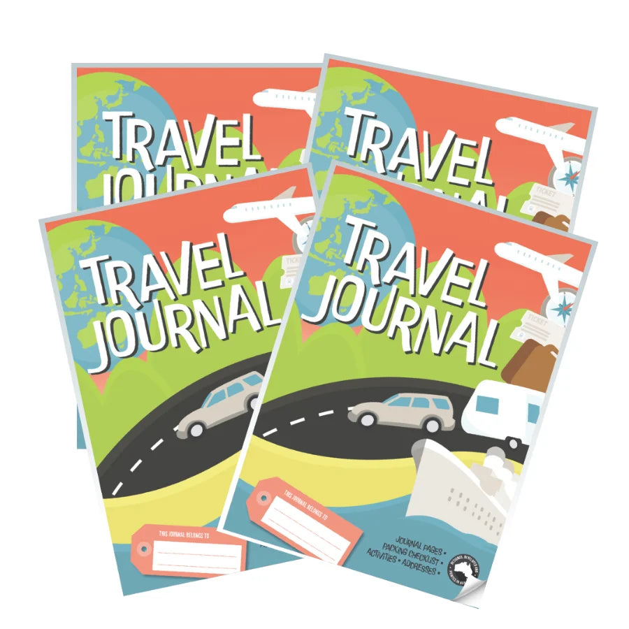 4 pack kids travel journal 