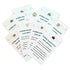 Travel keepsake cards fanned out showing aeroplane, compass, caravan, wishbone and more charm designs — Adventure Awaits