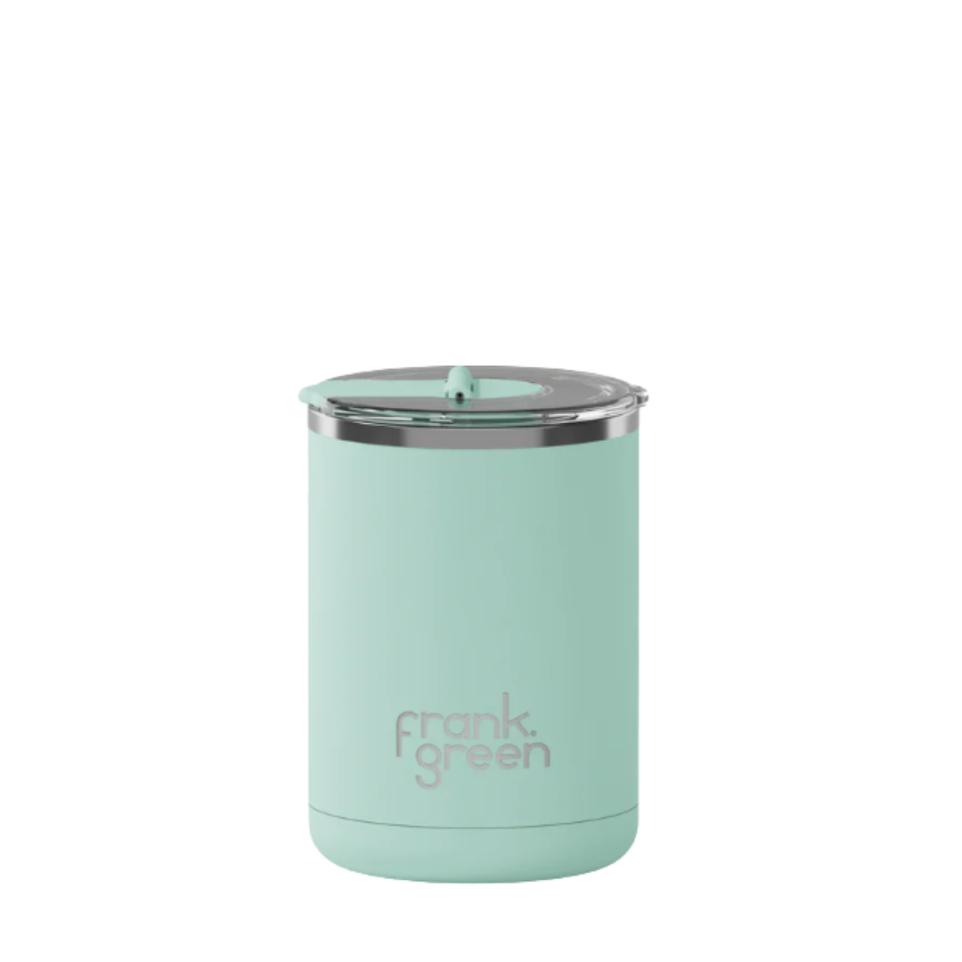 frank green Ceramic Coffee Cup with Hinged Lid |  12oz 355ml