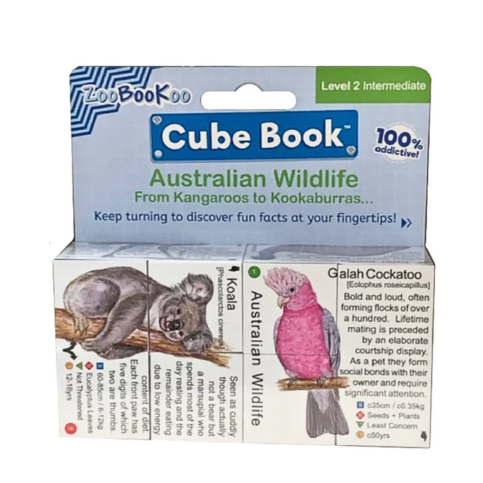 Zoobookoo Cube Book | Australian Wildlife