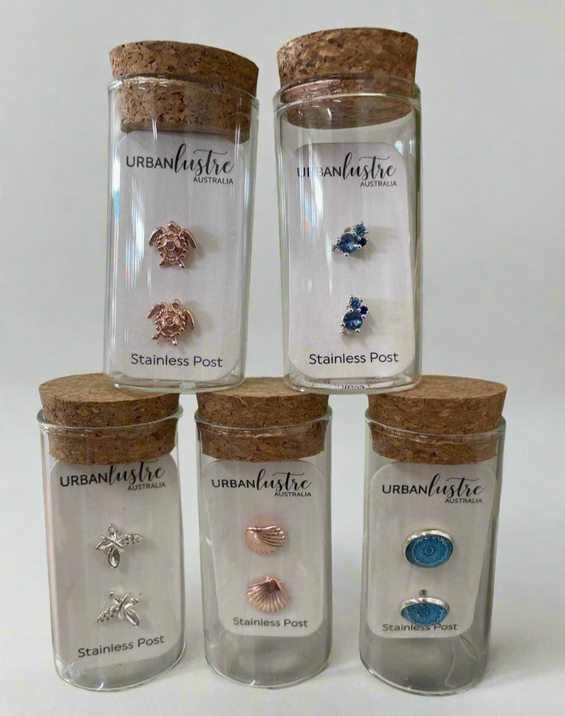 Urban Lustre Single Stud Earrings