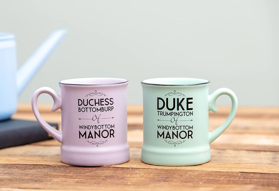 Victoriana Mug | Duke Trumpington or Duchess Bottomburp of Windybottom Manor (295ml)