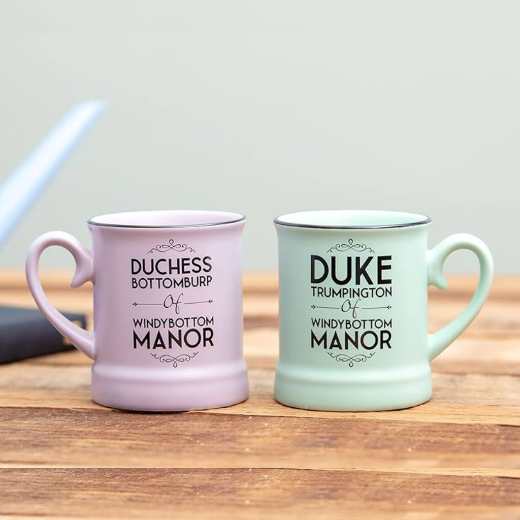 Victoriana Mug | Duke Trumpington or Duchess Bottomburp of Windybottom Manor (295ml)