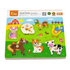VIGA Toys | Sound Peg Puzzle Farm Animals