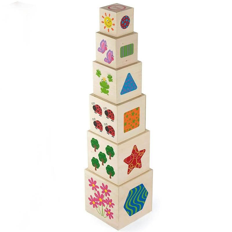 Nesting & Stacking Blocks | Natural Elephant
