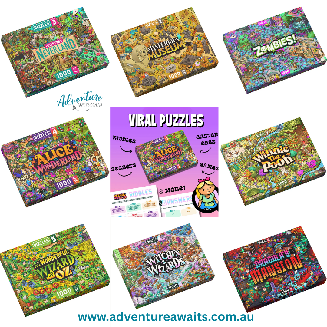 Visual Ruidles Vizzles Visual Jigsaw Puzzles | 1000 Pcs Hidden Riddles and Challenges