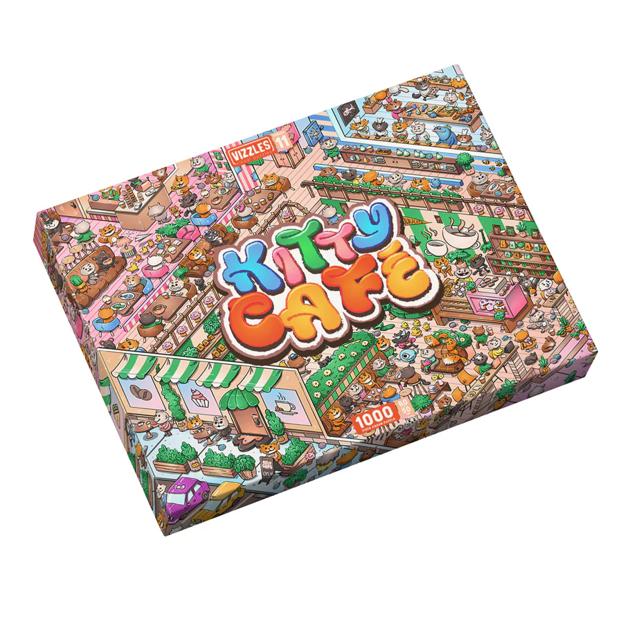Vizzles Visual Adventure Jigsaw Puzzles – 1000 Pieces with Hidden Riddles and Challenges