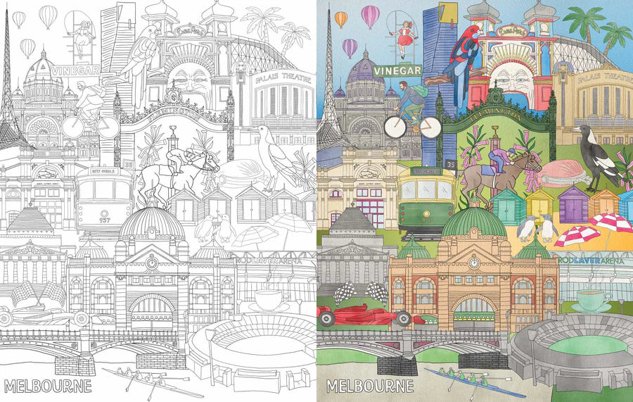 Australia Copy Colour Wall Art Book