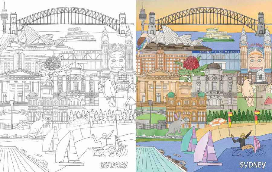 Australia Copy Colour Wall Art Book