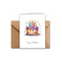 Watercolour Birthday Card with Envelope