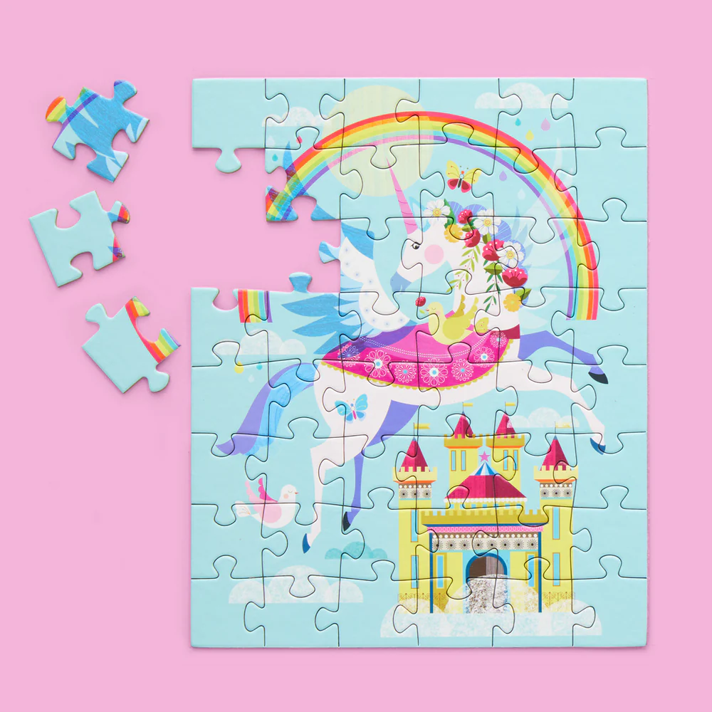 Werkshoppe Puzzle Snax Rainbow Unicorn Puzzle