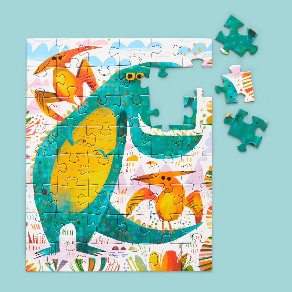Werkshoppe Puzzle Snax T-Rex and friends dinosaur puzzle 