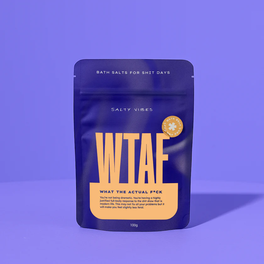 PRE ORDER Salty Vibes | Bath Salts | What the Actual F*ck 100g