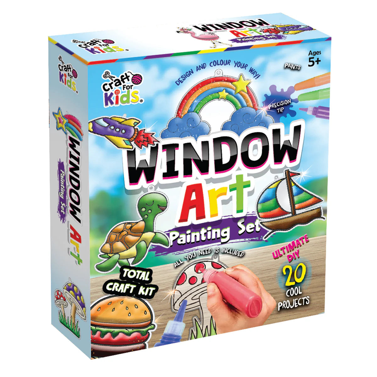 Craft for Kids | Window Art Painting Set