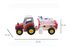 Wooden Tractor With Rubber Wheels And Farm Animals