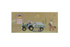 Wooden Tractor With Rubber Wheels And Farm Animals