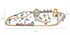 Wooden train set 92 pieces by polarb