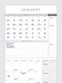 WriteToMe2026 Linen Planner and Calendar