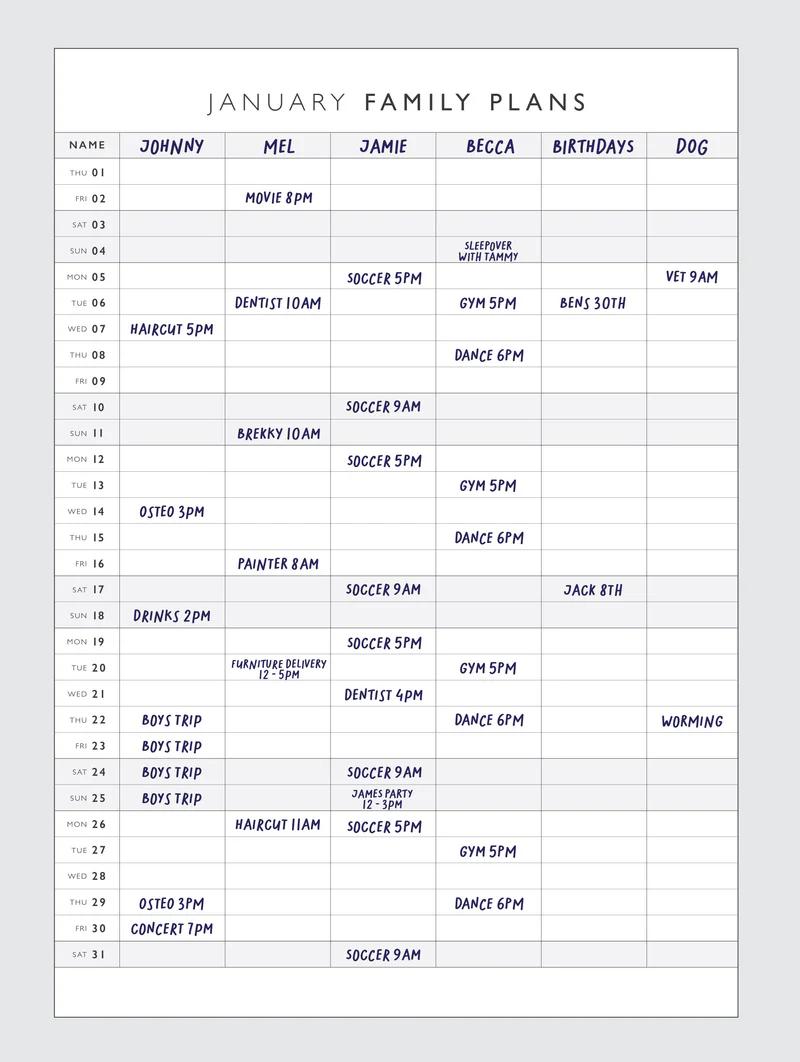 Write to me 2026 Home Hustle Planner