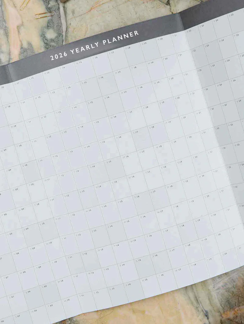 Write to me 2026 Yearly Poster Planner