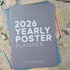 Write to me 2026 Yearly Poster Planner