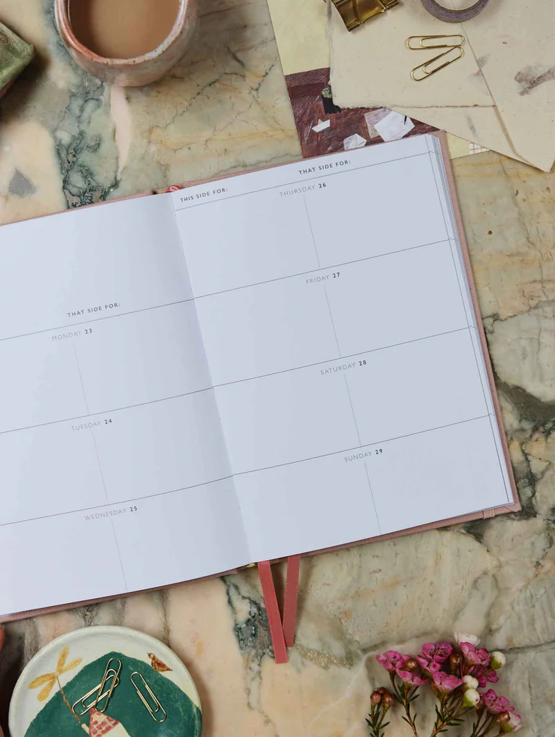 Write to me 2026 Weekly Planner Blush