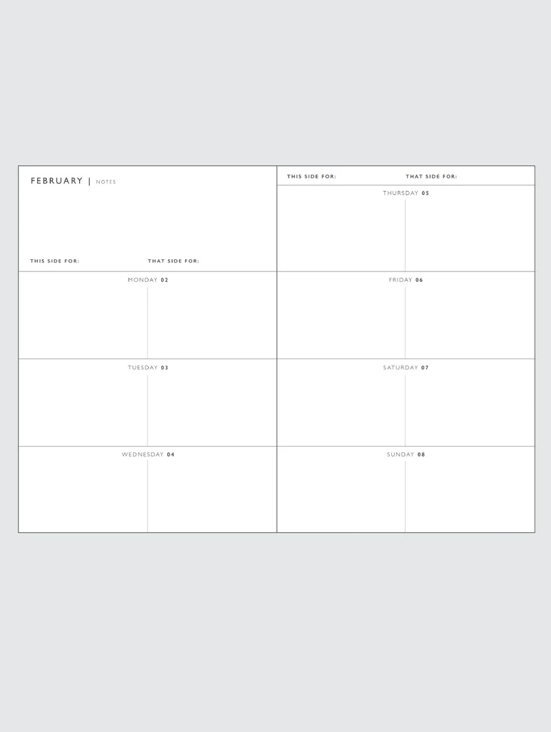 Write to me 2026 Weekly Planner Blush